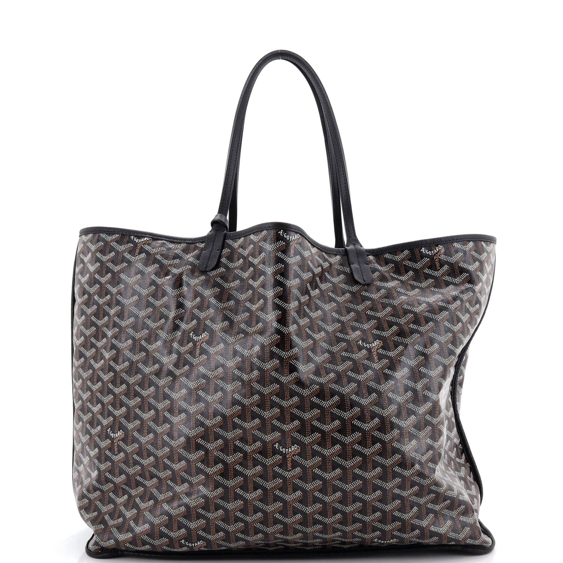 Anjou Reversible Tote Printed Coated Canvas GM, Alternate, color, Black