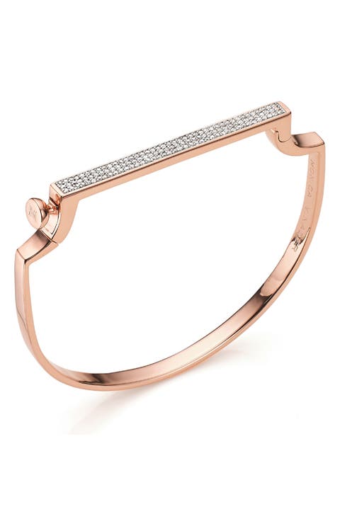 Signature Thin Diamond Bangle