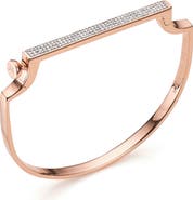 Monica Vinader Signature Thin Diamond Bangle