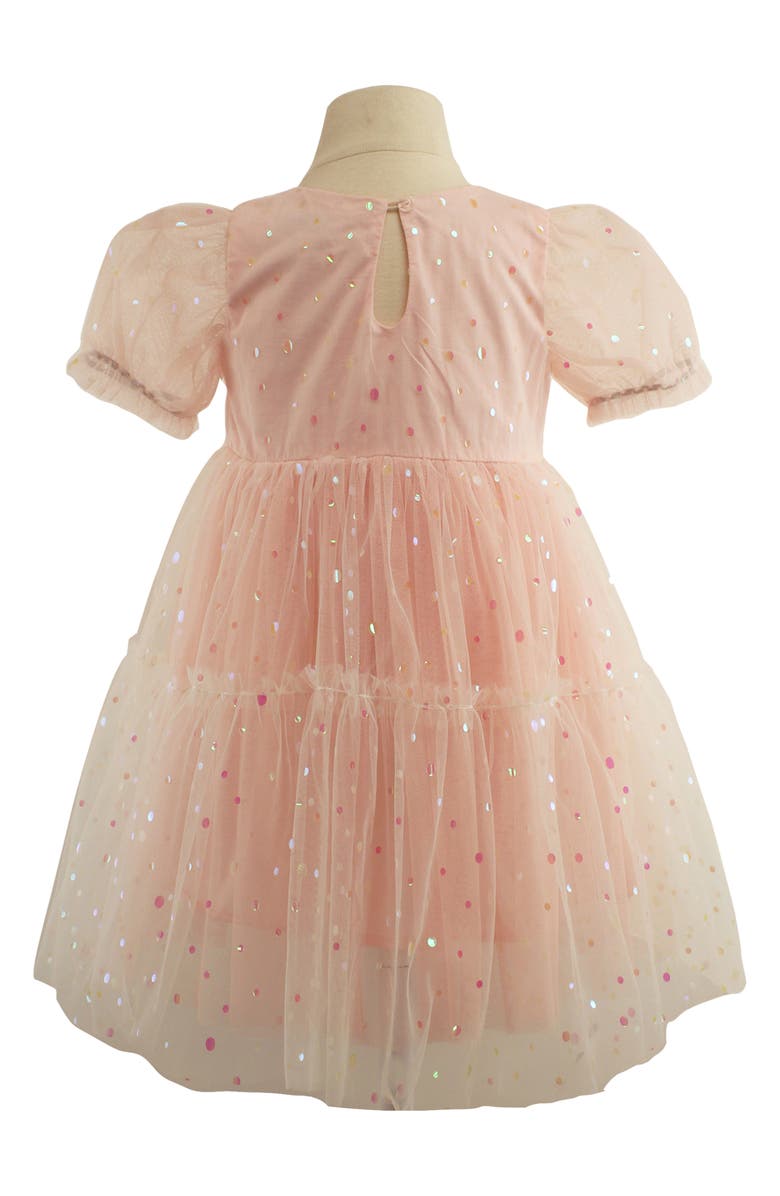 Popatu Kids' Paillette Accent Tiered Tulle Party Dress, Alternate, color, 