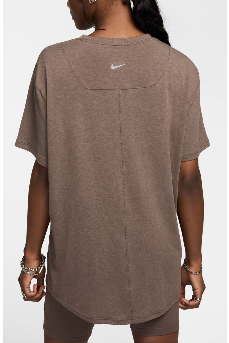 One Relaxed Dri-FIT T-Shirt, Alternate, color, 004 IRONSTONE/BLACK