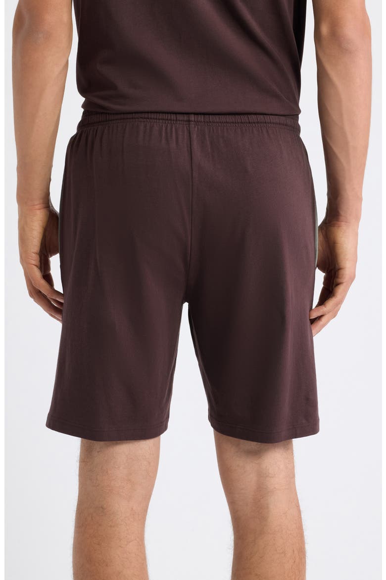 Mix & Match Lounge Shorts, Alternate, color, DARK BROWN