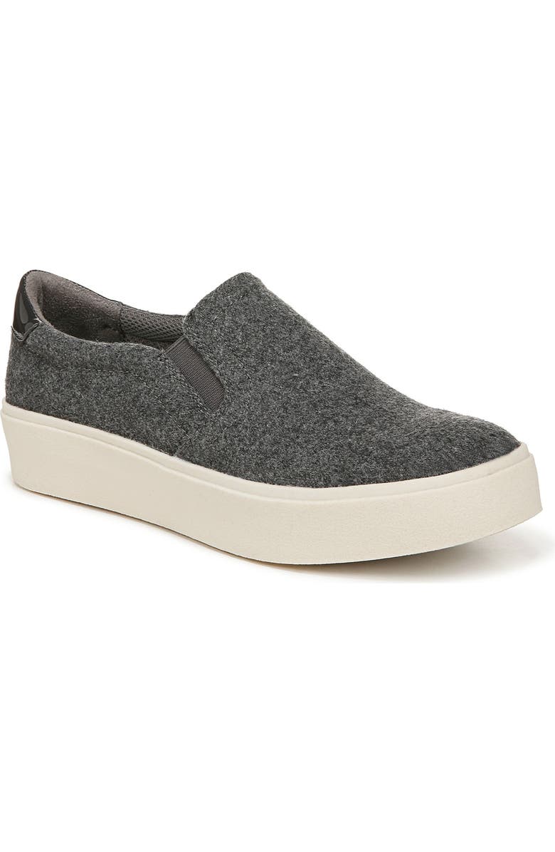 Dr. Scholl's Madison Leopard Slip-On Sneaker, Main, color, Charcoal Fabric