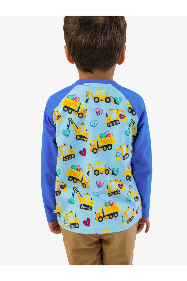 Boys Long Sleeve Raglan Henley Tee, Alternate, color, Loads of Love
