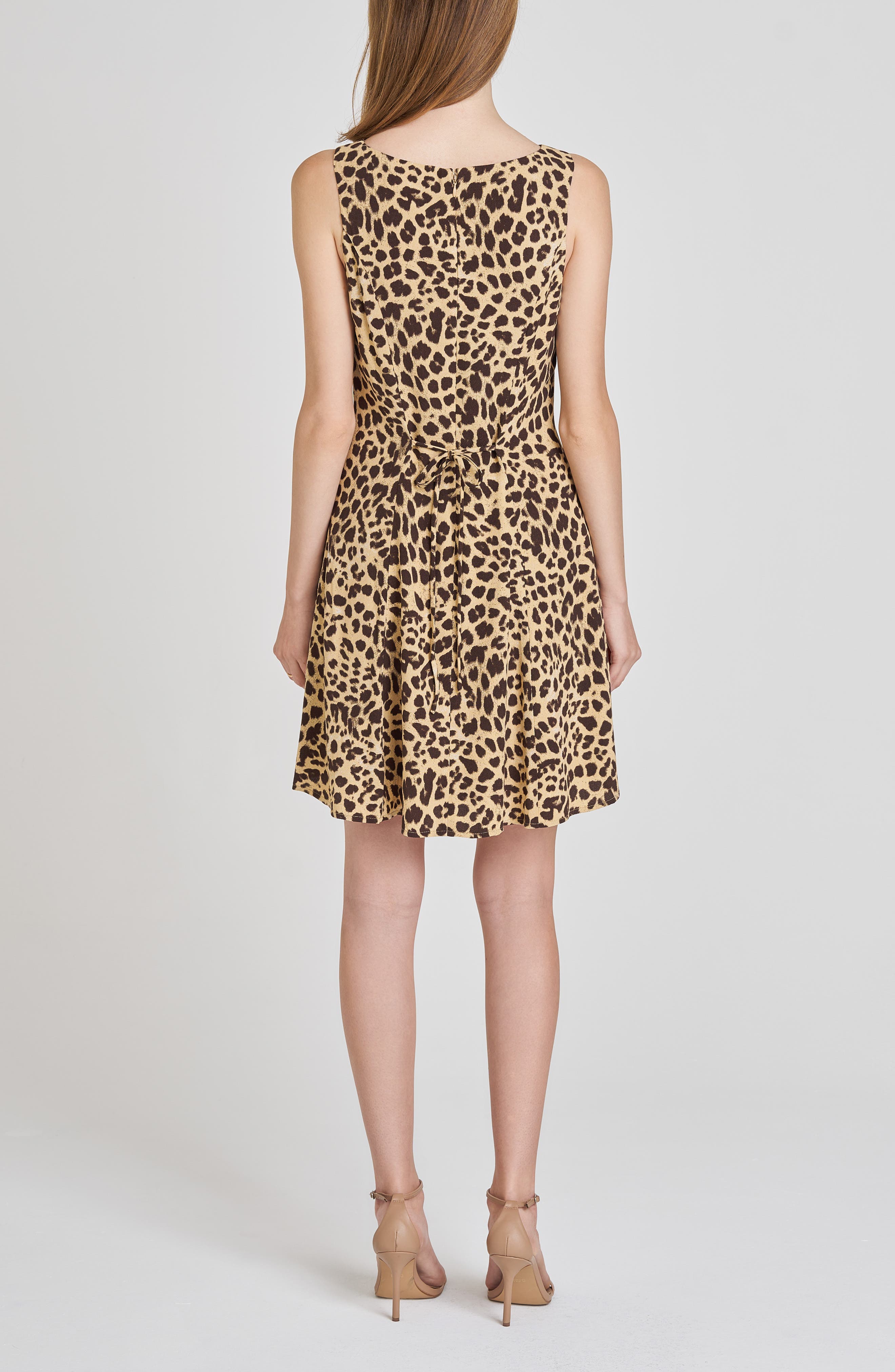 Natasha Leopard Print Minidress - image 2