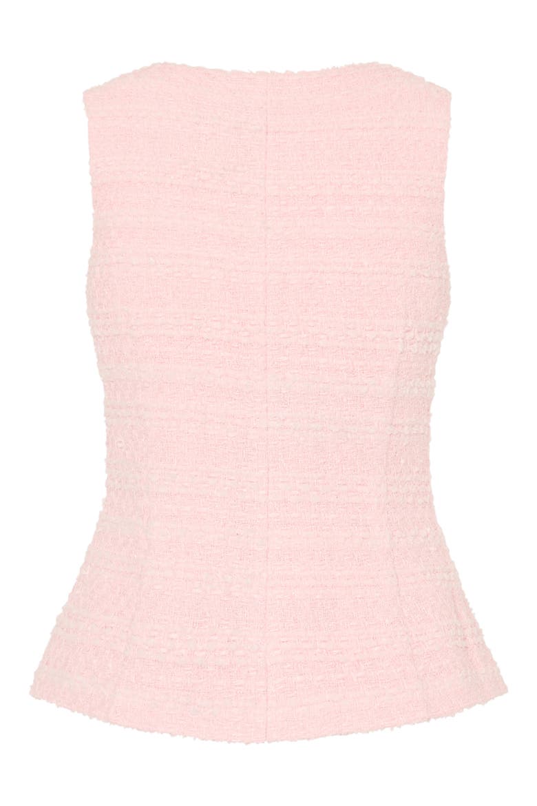 Bryn Tweed Top, Alternate, color, BLUSH