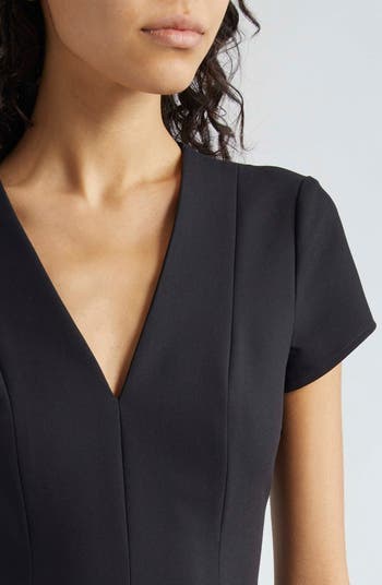 Emporio Armani Emma Pleated Short Sleeve Dress | Nordstrom