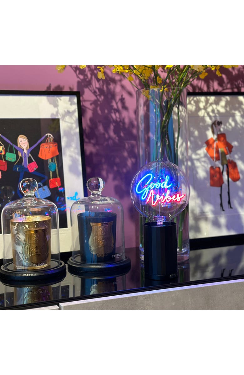 MITB Good Vibes Portable Table Lamp, Alternate, color, Black