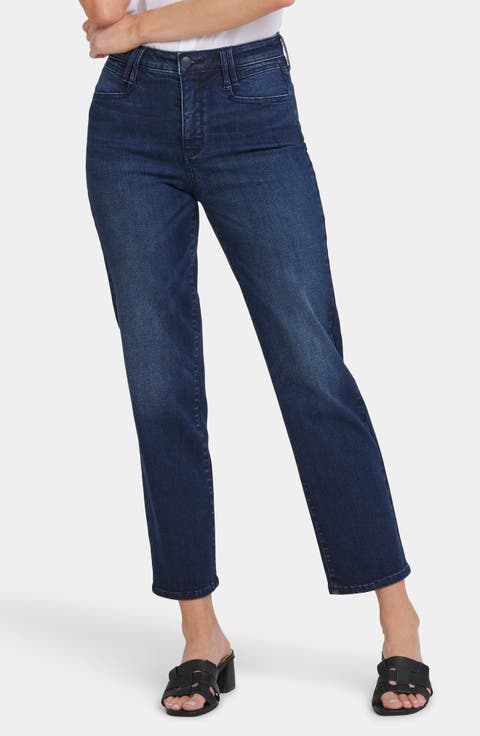 Bailey Relaxed Ankle Straight Leg Jeans