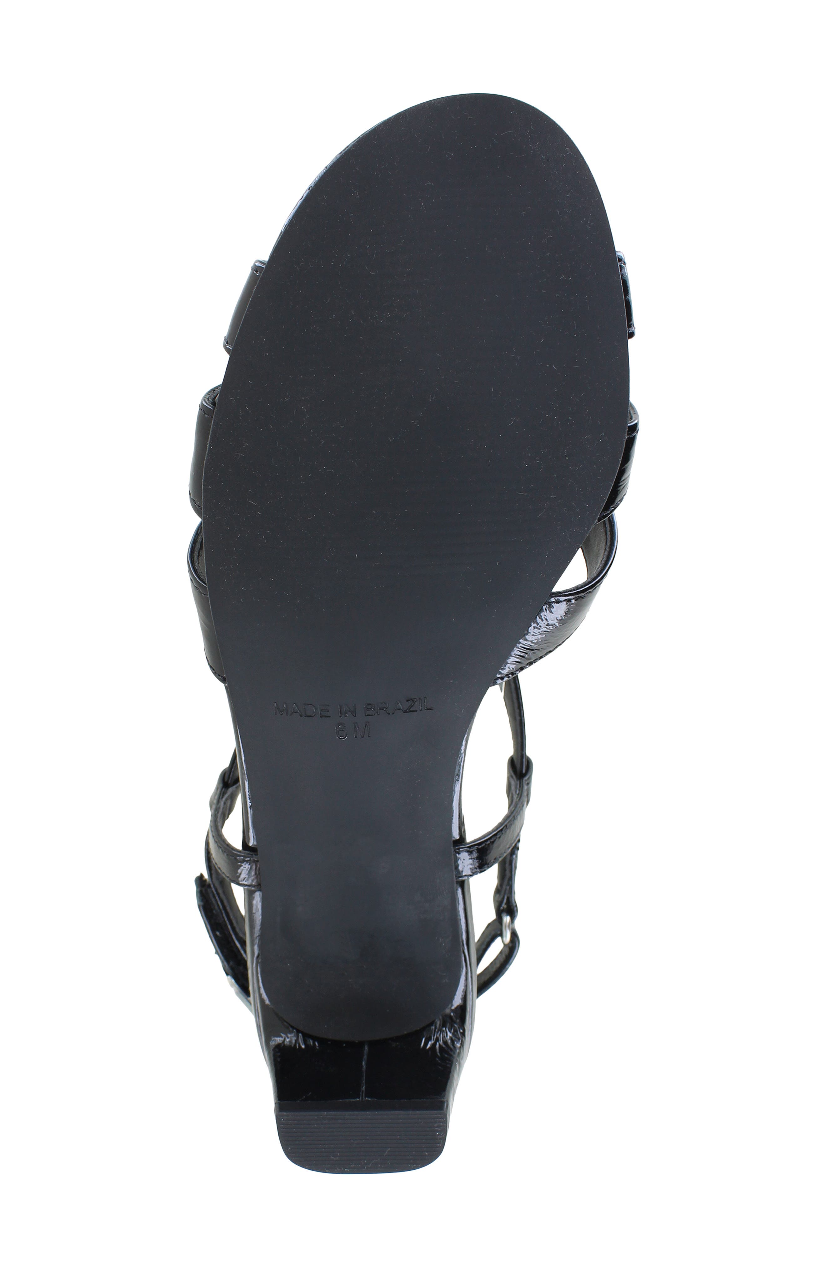 Luna Slingback Sandal, Alternate, color, BLACK CRINKLE PATENT