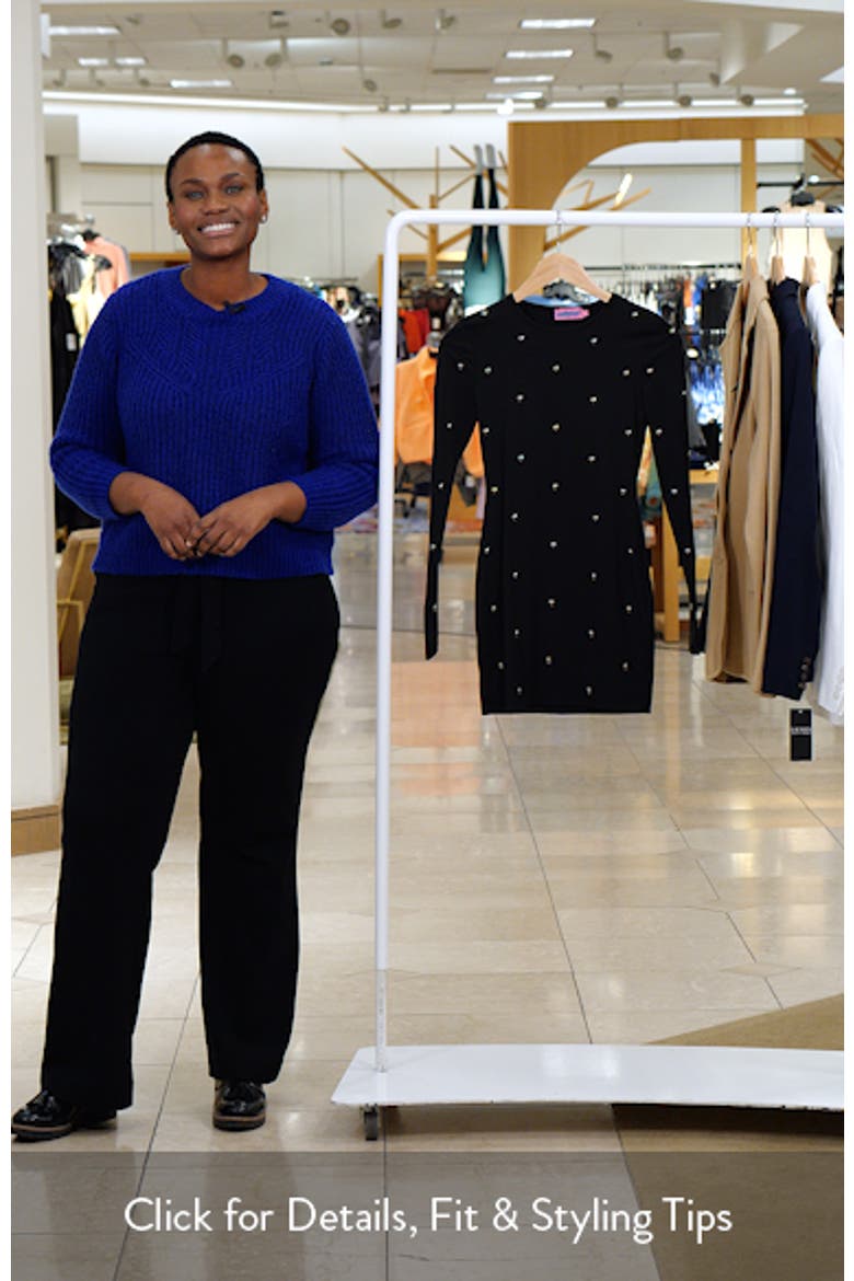 Solace Studded Long Sleeve Minidress video