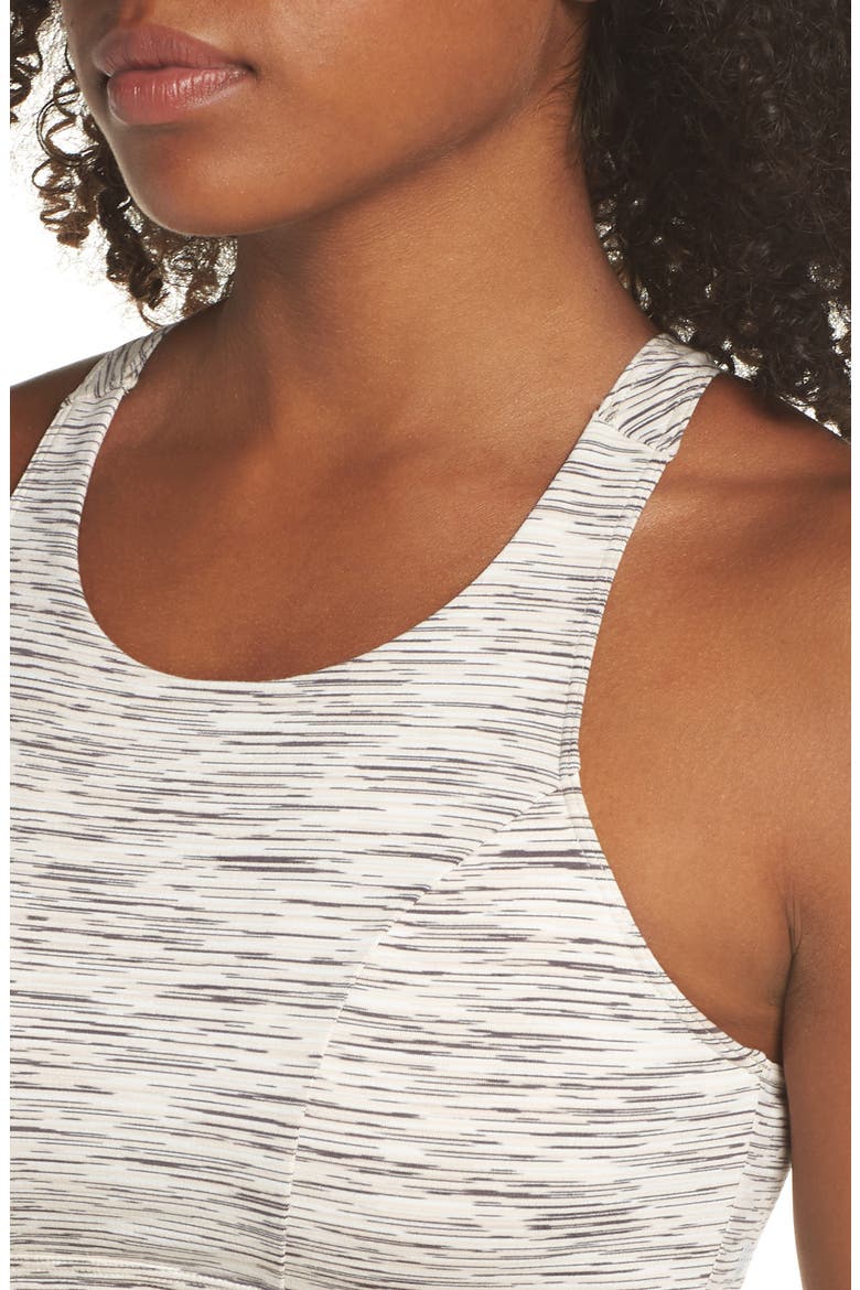 Sheer Drama Element Sports Bra, Alternate, color, BEIGE DUNE