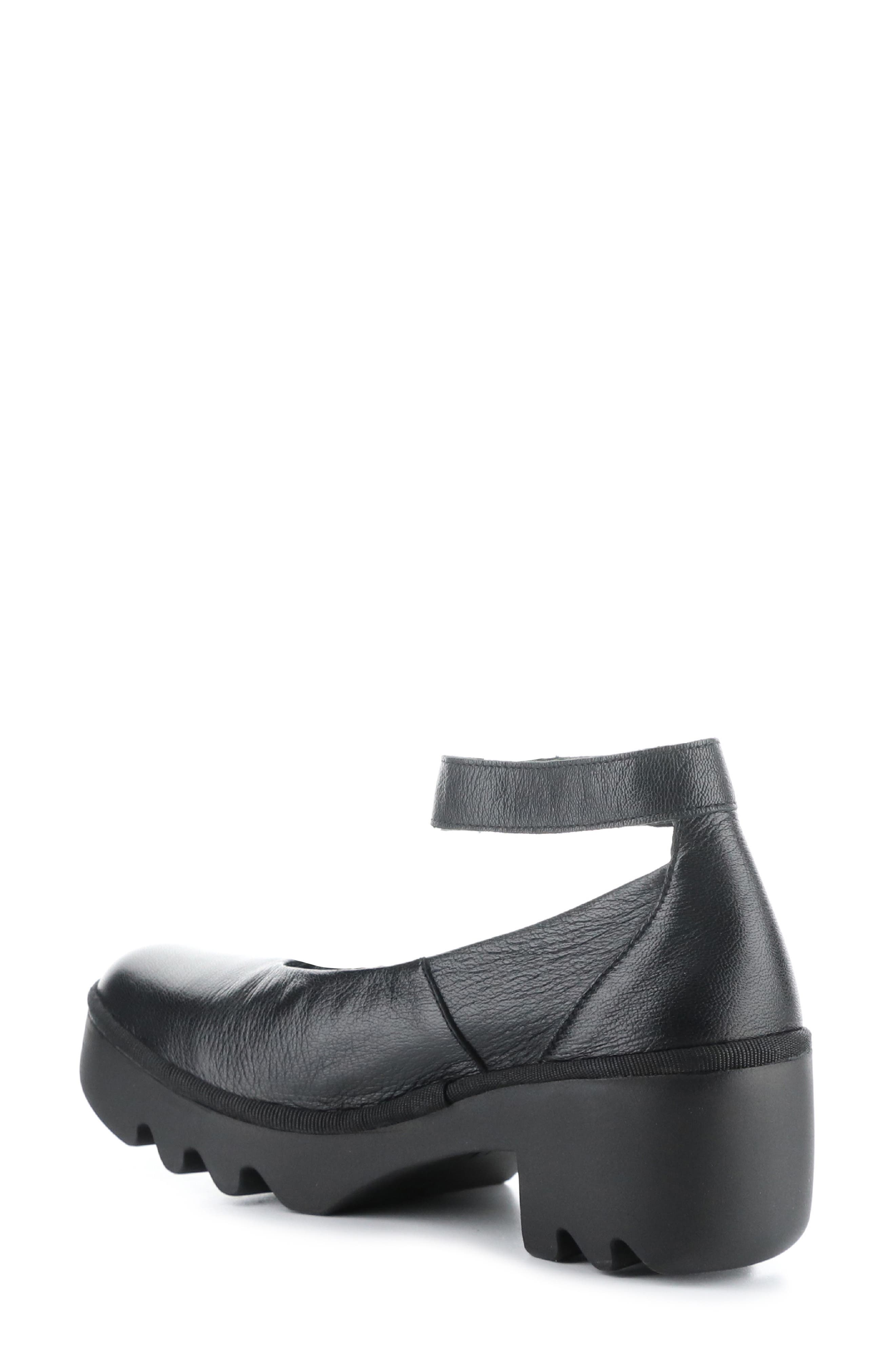 Fly London Tiry Ankle Strap Pump, Alternate, color, 000 Black Mousse