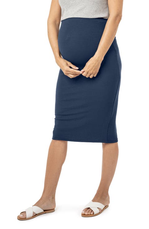 Ribbed Maternity Skirt