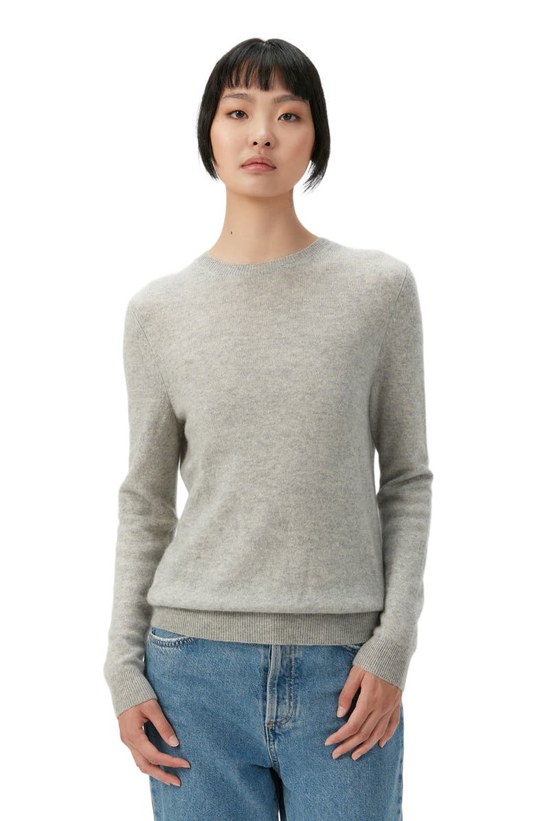 GOBI Mongolian Cashmere $99 Cashmere Hat & Sweater Set, Alternate, color, Dawn Blue