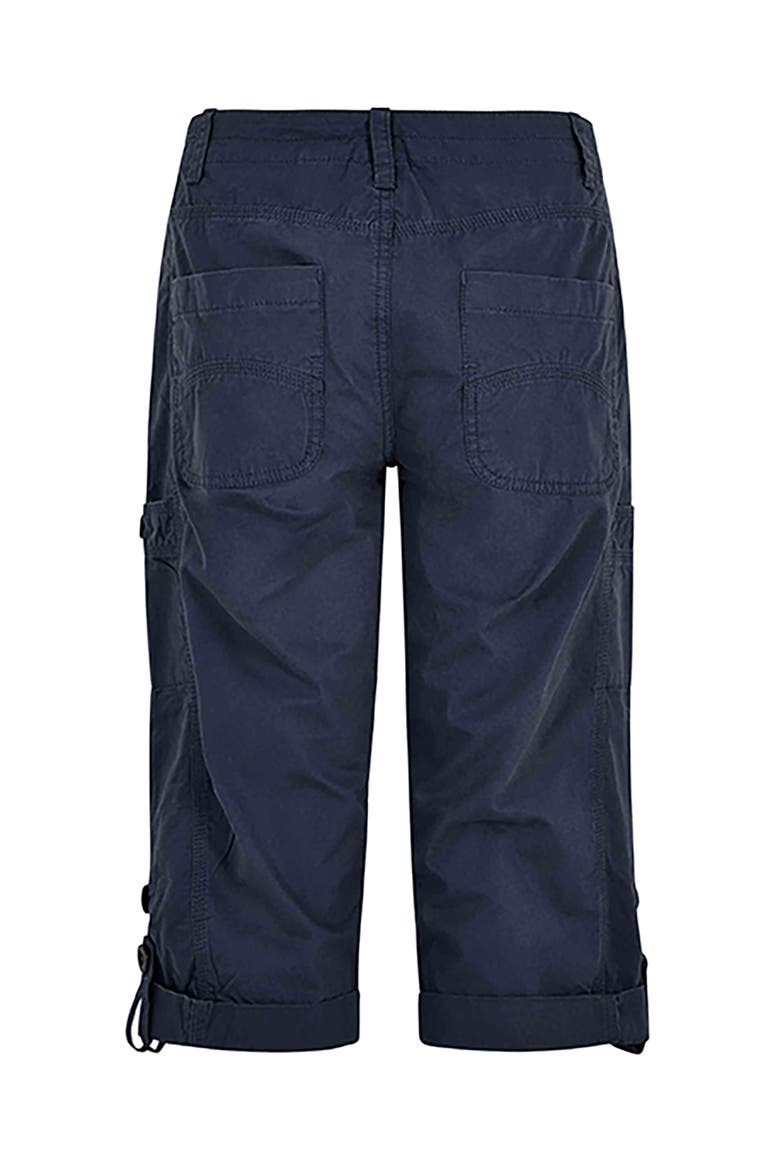 Salena 3/4 Length Trousers, Alternate, color, Navy