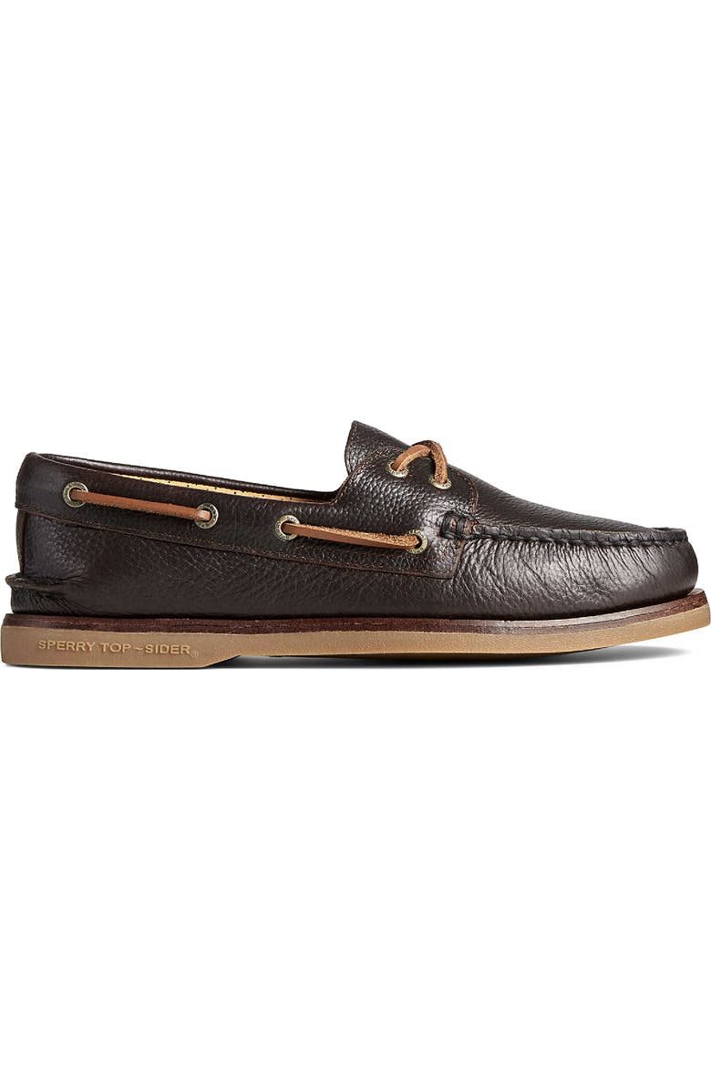 Sperry Gold Cup<sup>™</sup> Authentic Original<sup>™</sup> Tumbled Boat Shoe, Alternate, color,