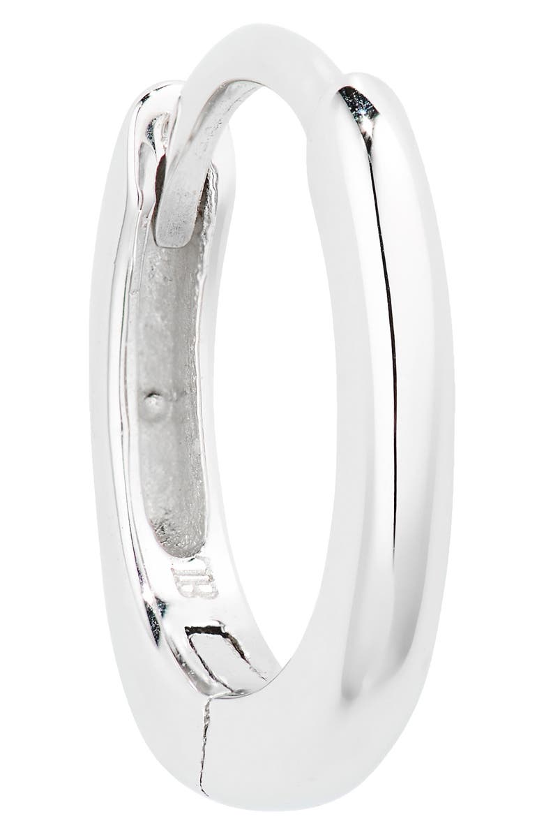 Bony Levy Essentials 14K Gold Huggie Hoop Earrings, Alternate, color, White Gold