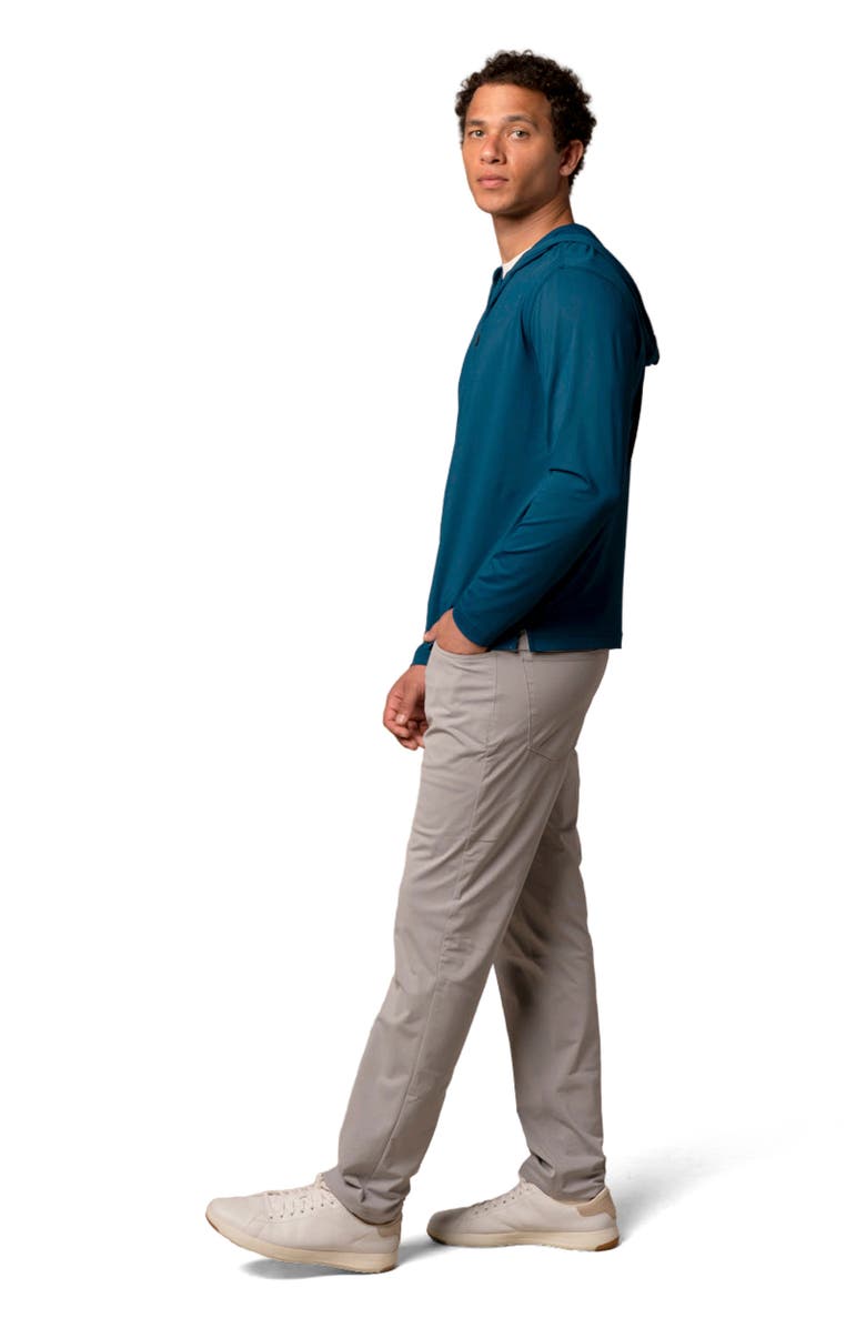 ASHWORTH GOLF Moonlight Beach Hoodie, Alternate, color, Poseidon