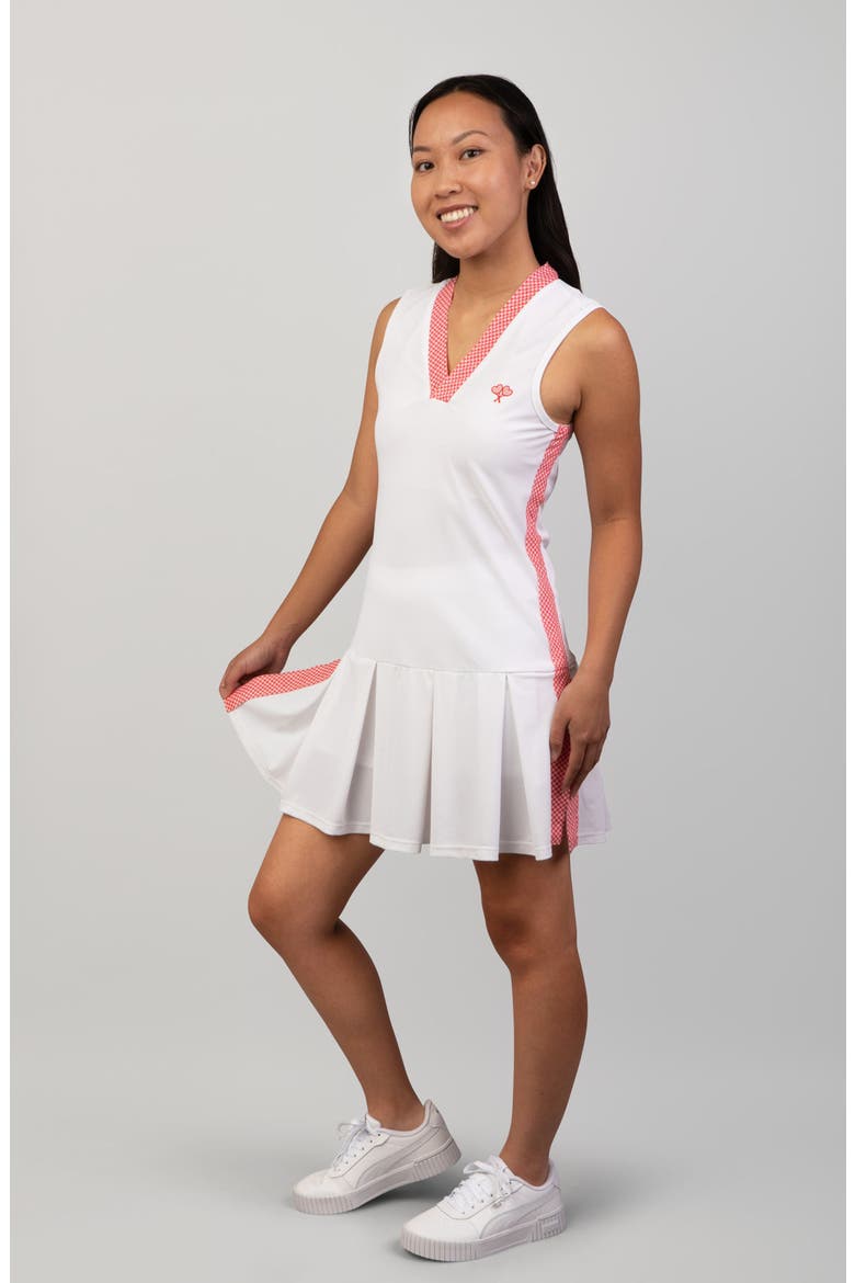 Women's Tracy Dress Gingham, Alternate, color, Pink