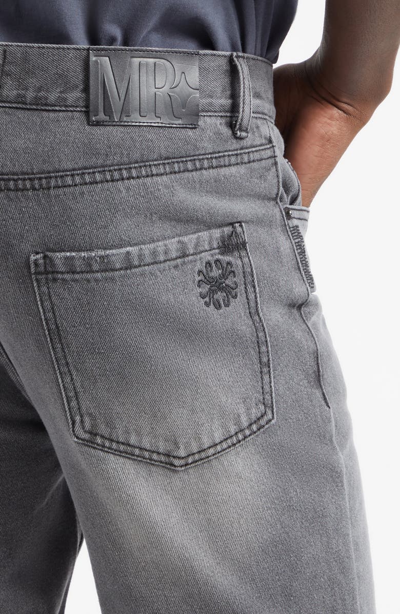 MIDNIGHT RODEO Texoma Distressed Flare Leg Jeans, Alternate, color, Light Gray Wash