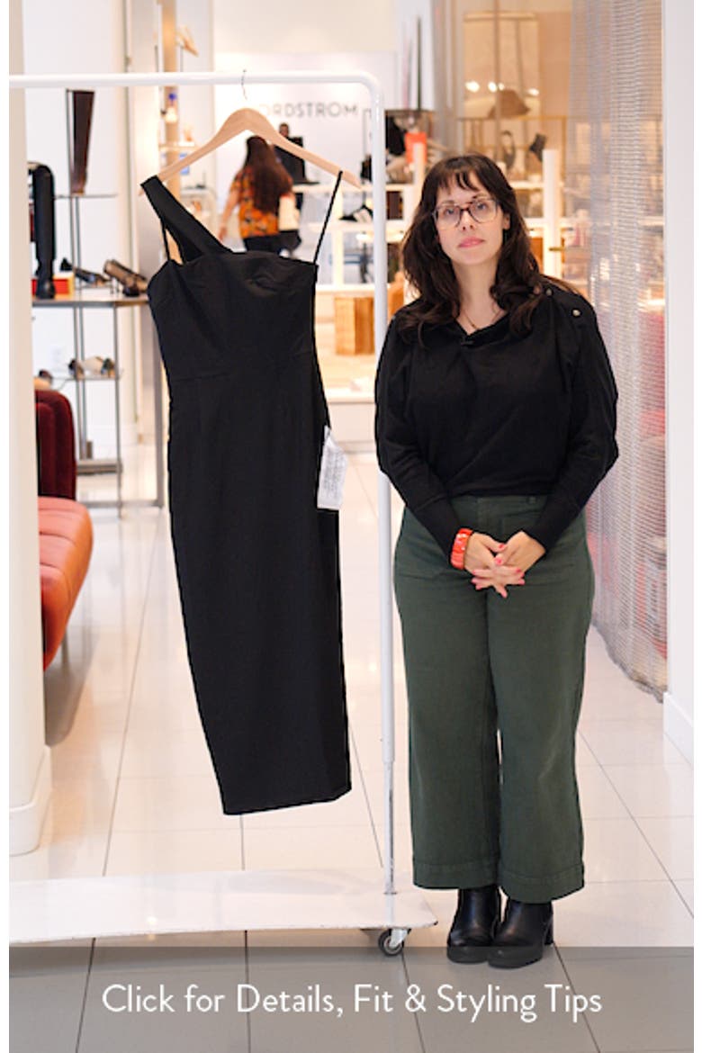 April Asymmetric Midi Dress video
