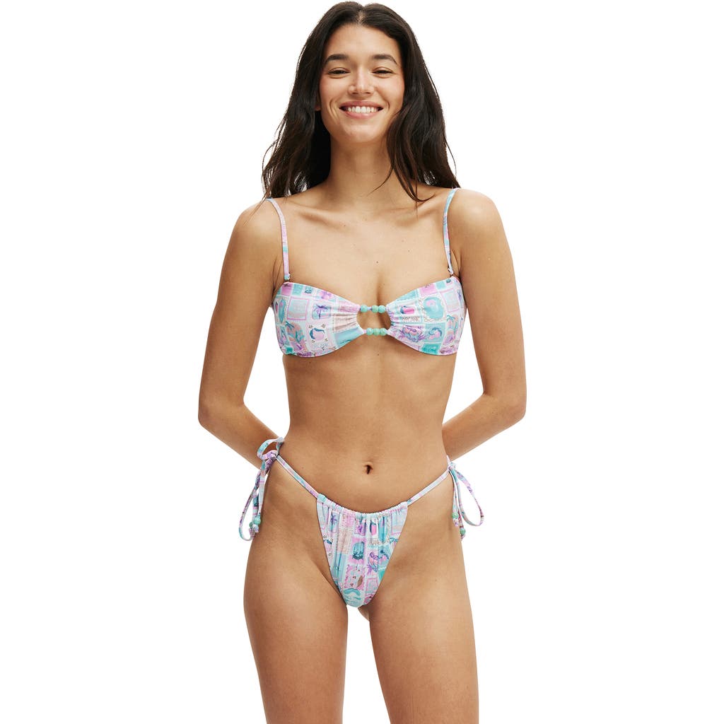Cotton On Body Cut Out Bandeau Bikini Top