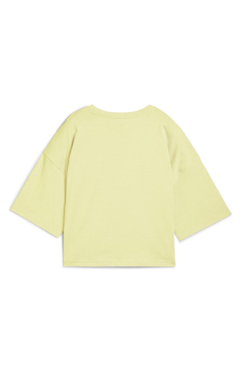 PUMA Wardrobe Essential Oversize T-Shirt, Alternate, color, Gold Moon