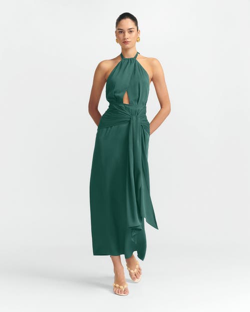 St Mrlo Nessie Midi Dress In Green