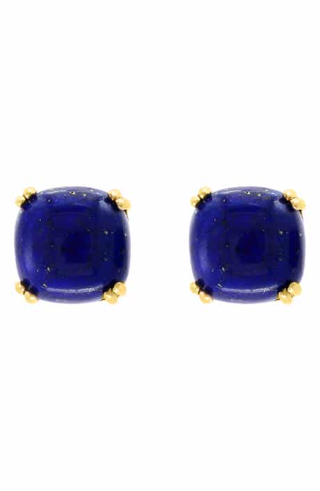 Lapis Lazuli Stud Earrings