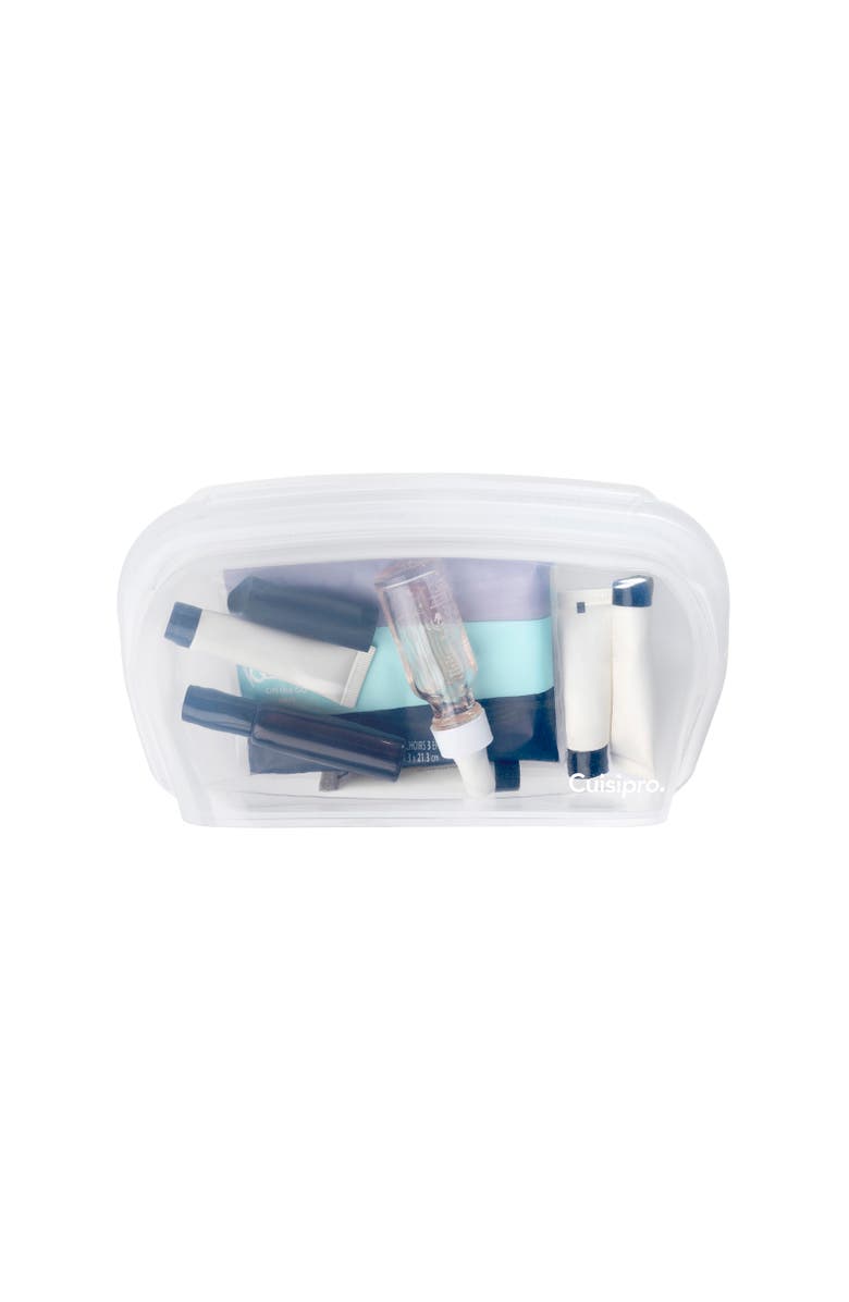 CUISIPRO Pack-It Silicone Reusable Stand Up Storage Bag, 1000ml/34 oz, Alternate, color,