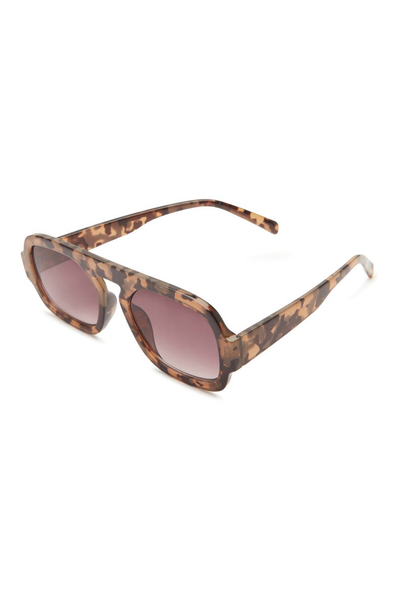 Shield Sunglasses, Alternate, color, TORTOISE