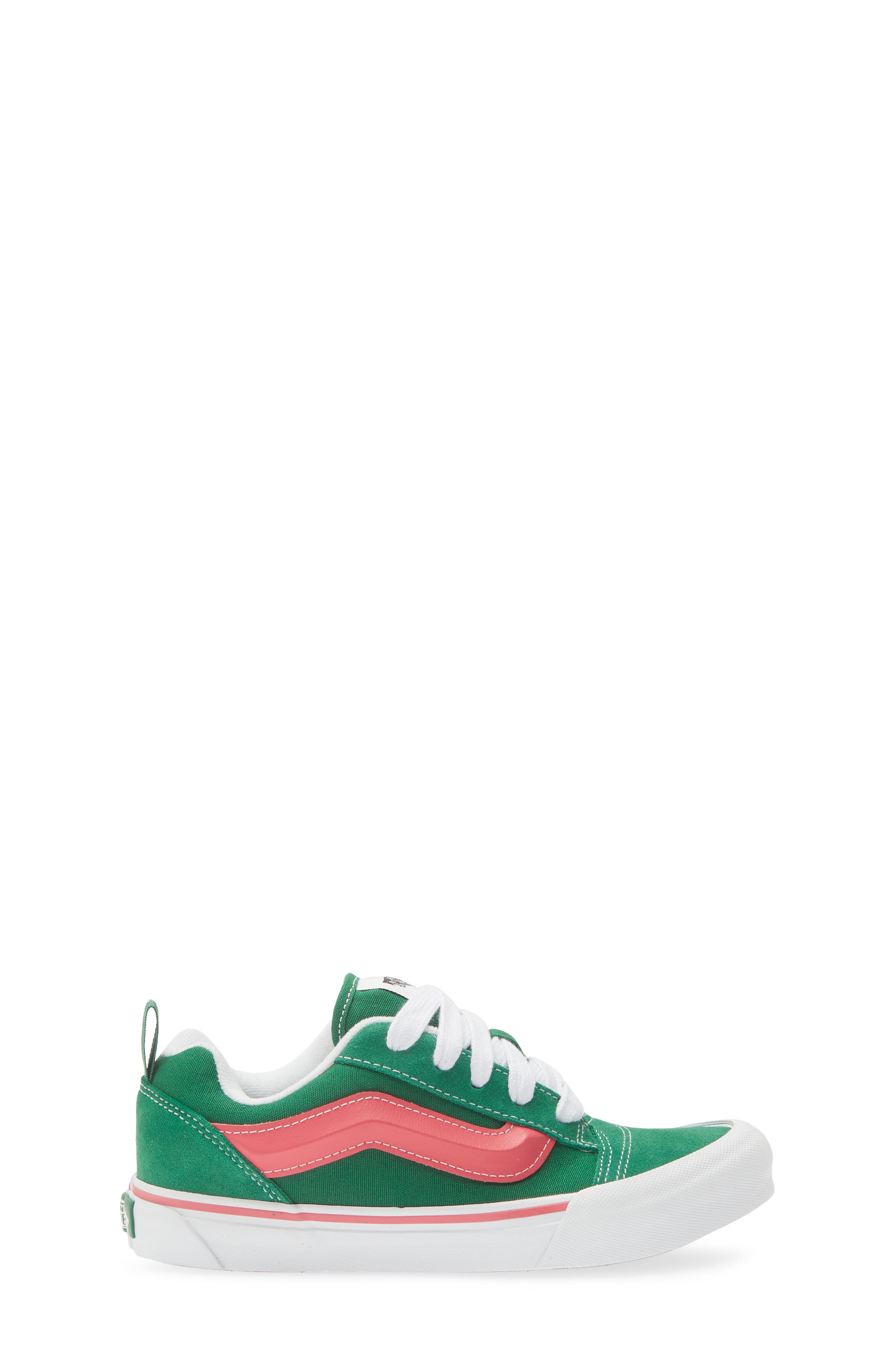 Kids' Knu Skool Sneaker, Alternate, color, GREEN/PINK