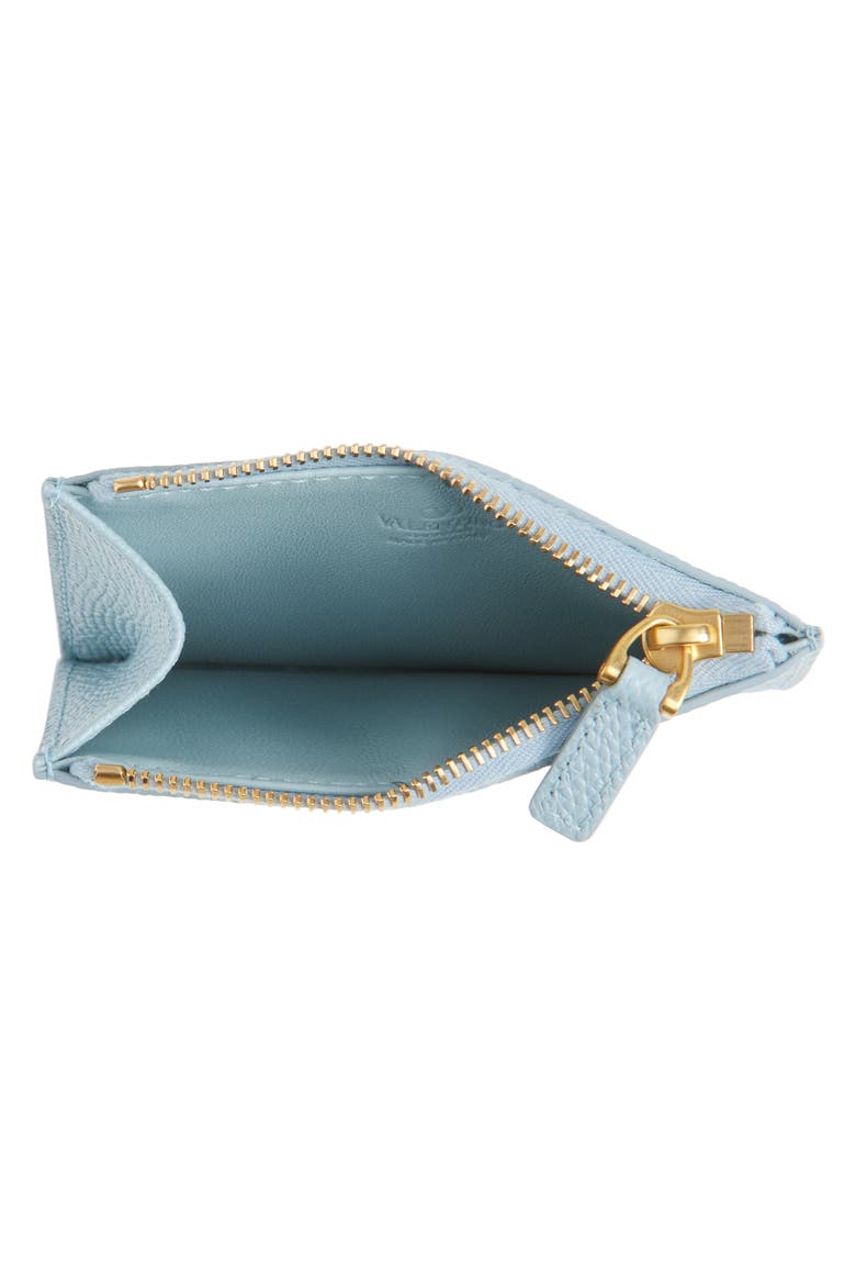 Cherryfic Leather Card Case, Alternate, color, BLUE