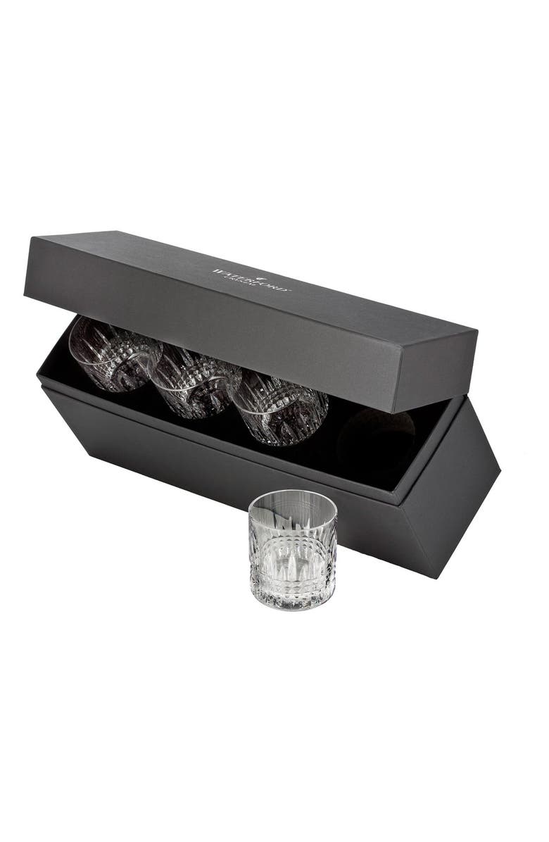 Waterford Lismore Connoisseur Diamond Set of 4 Crystal Tumblers, Alternate, color, Clear