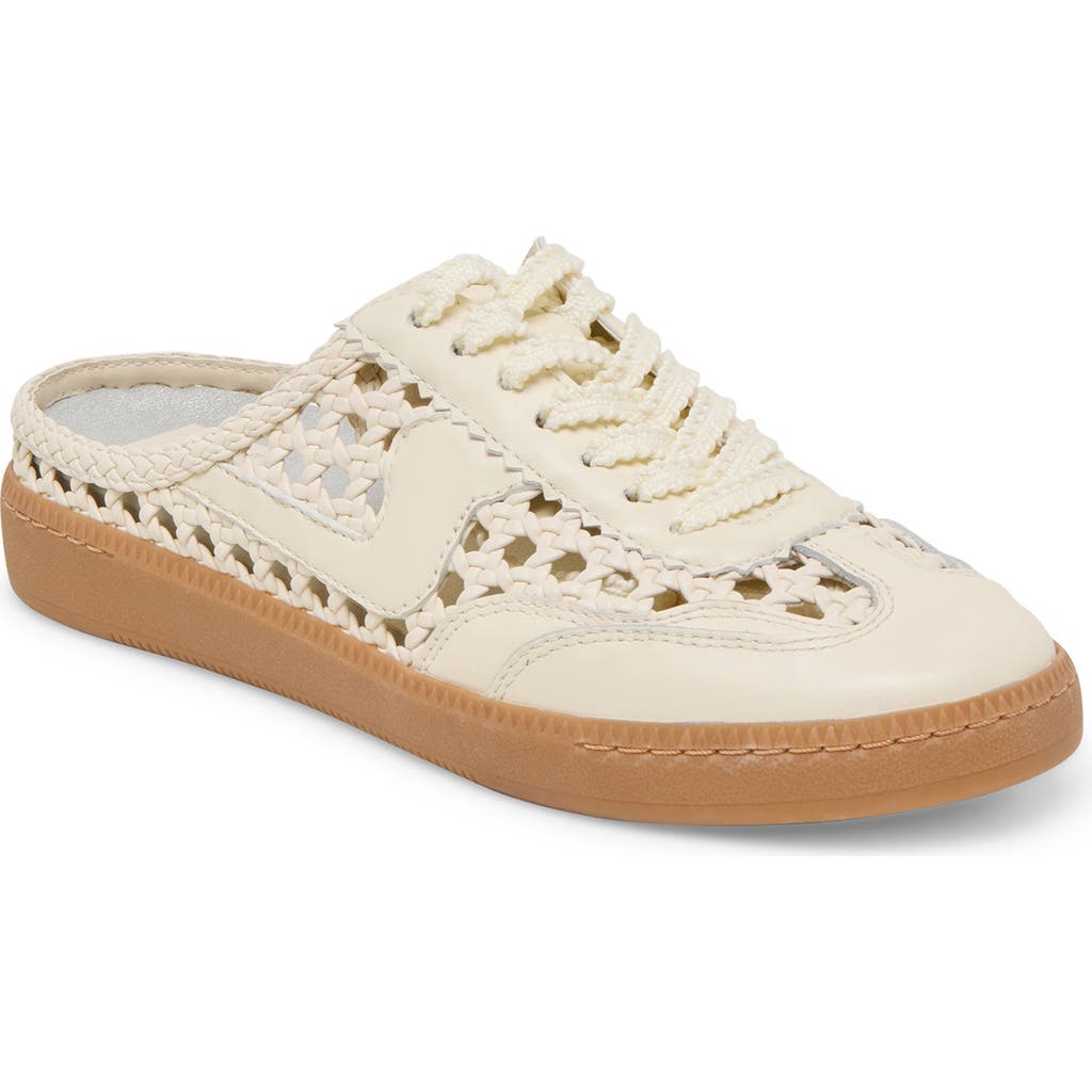 Dolce Vita Notice Slide Woven Sneakers Off White Woven Stella In White