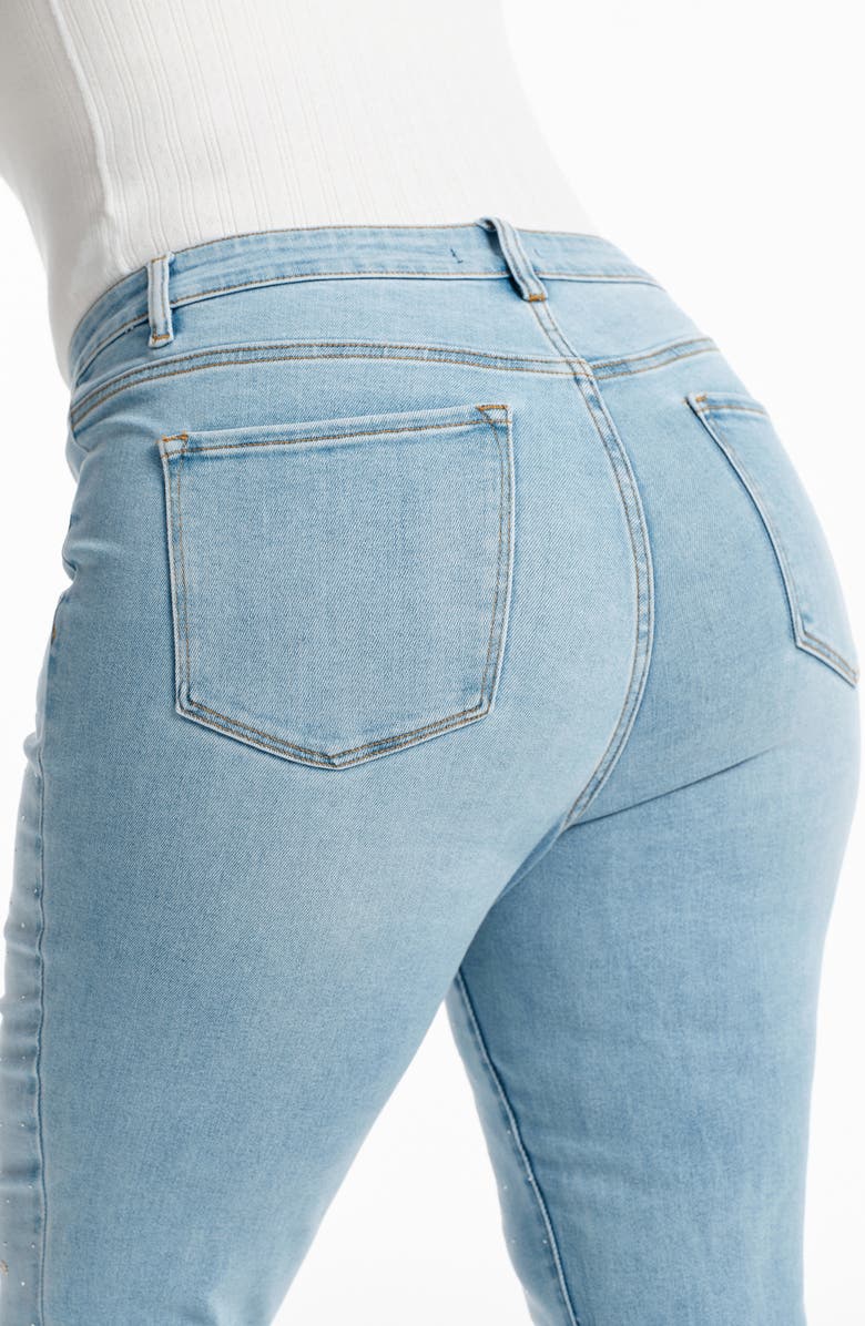 Bayeas High Waist Bootcut Jeans, Alternate, color, 
