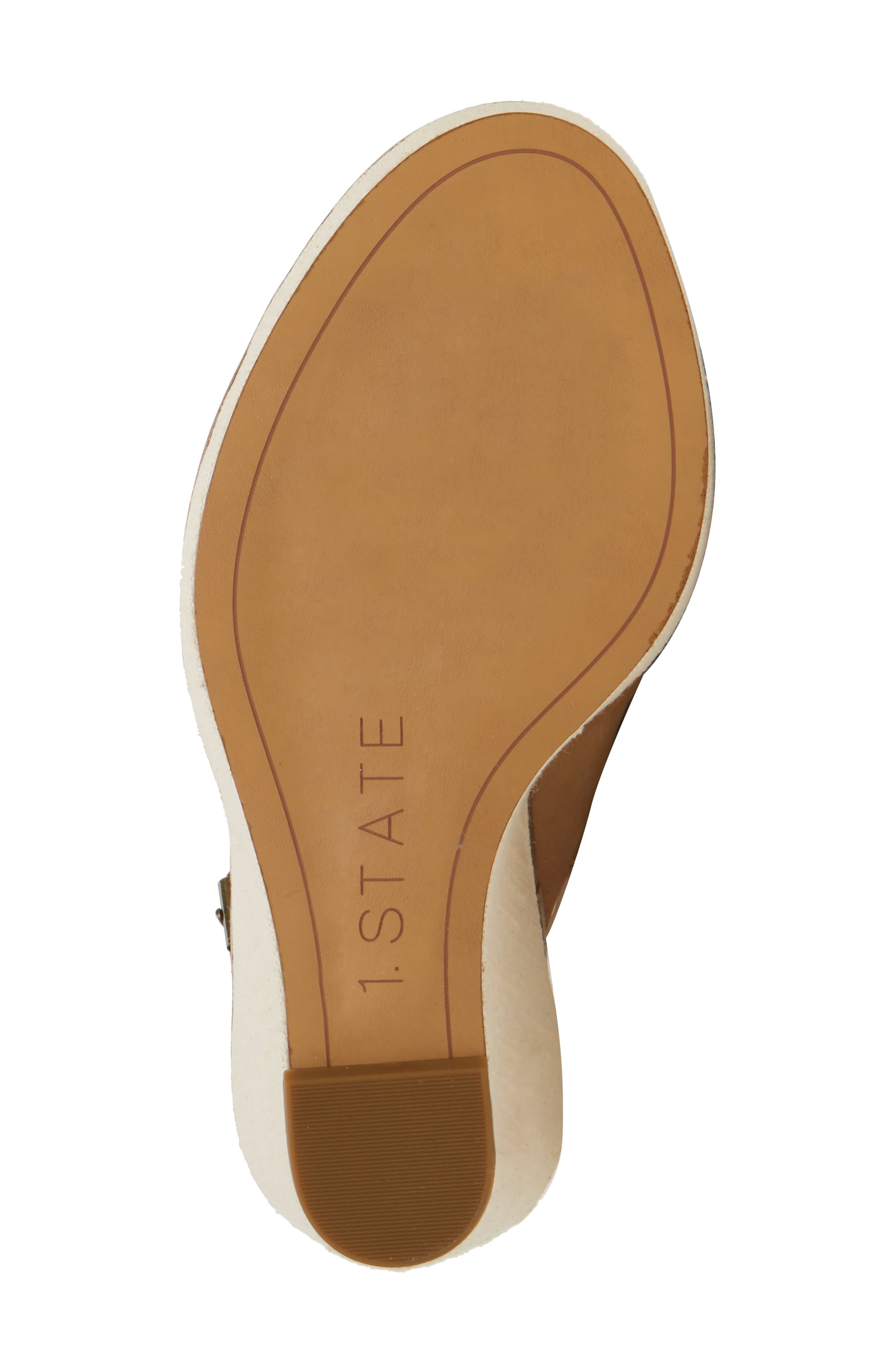 Genna Wedge Sandal, Alternate, color, TEAK LEATHER