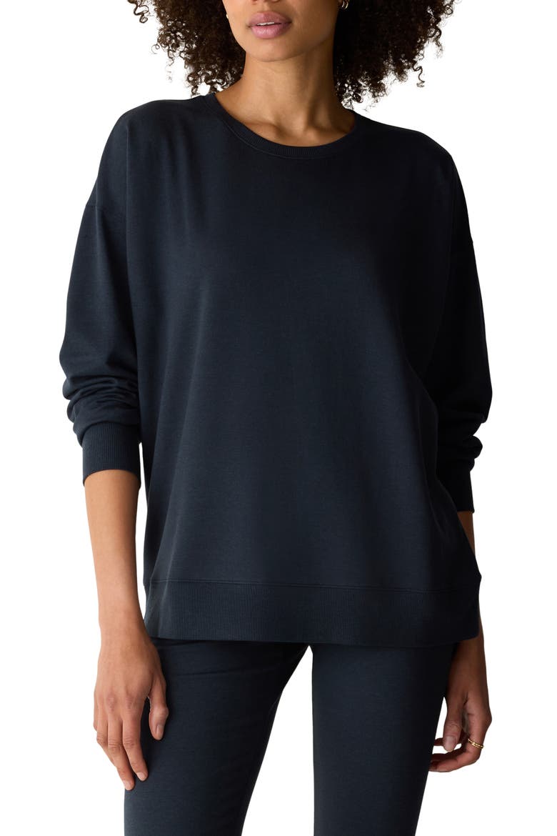Crewneck Sweatshirt, Main, color, MARITIME