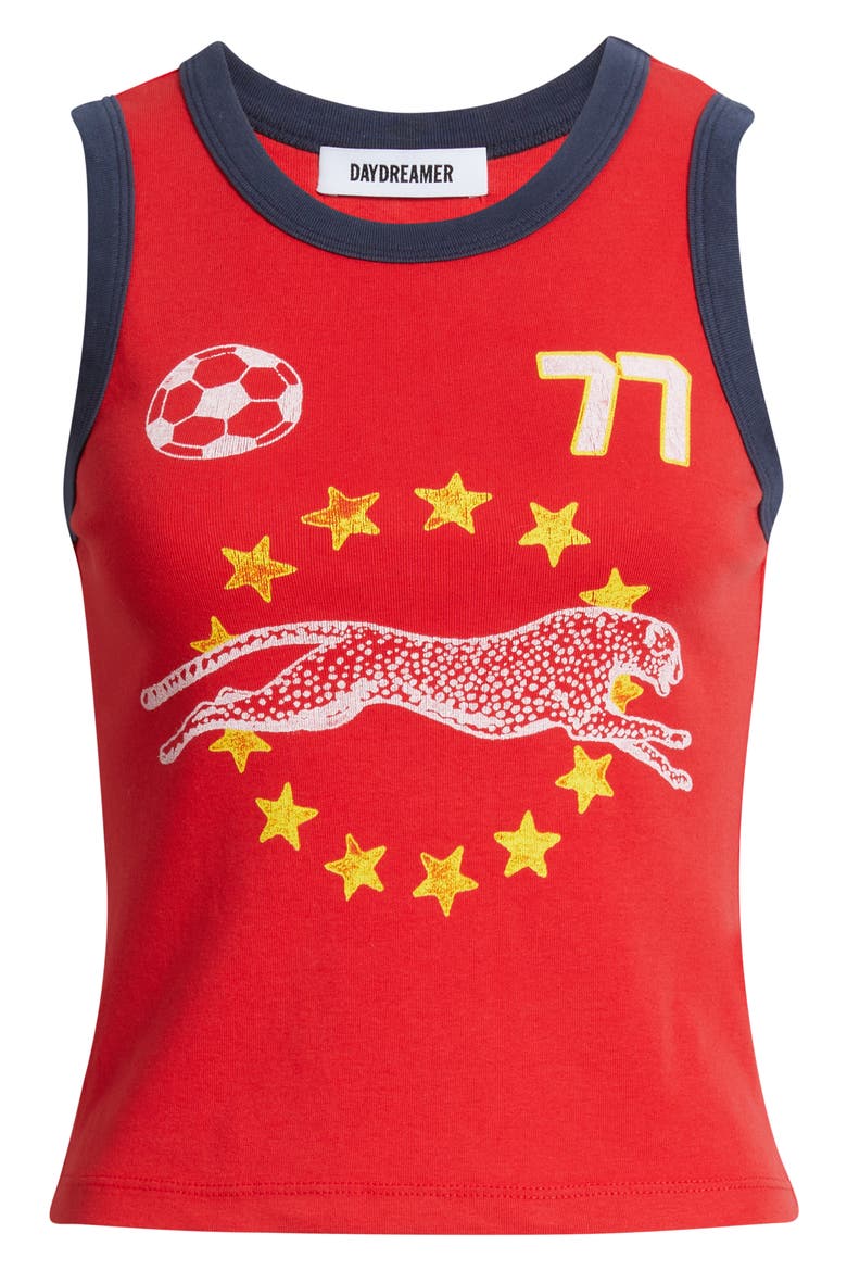 Team Cheetah Shrunken Tank, Alternate, color, RED COMBO