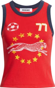 Daydreamer Team Cheetah Shrunken Tank