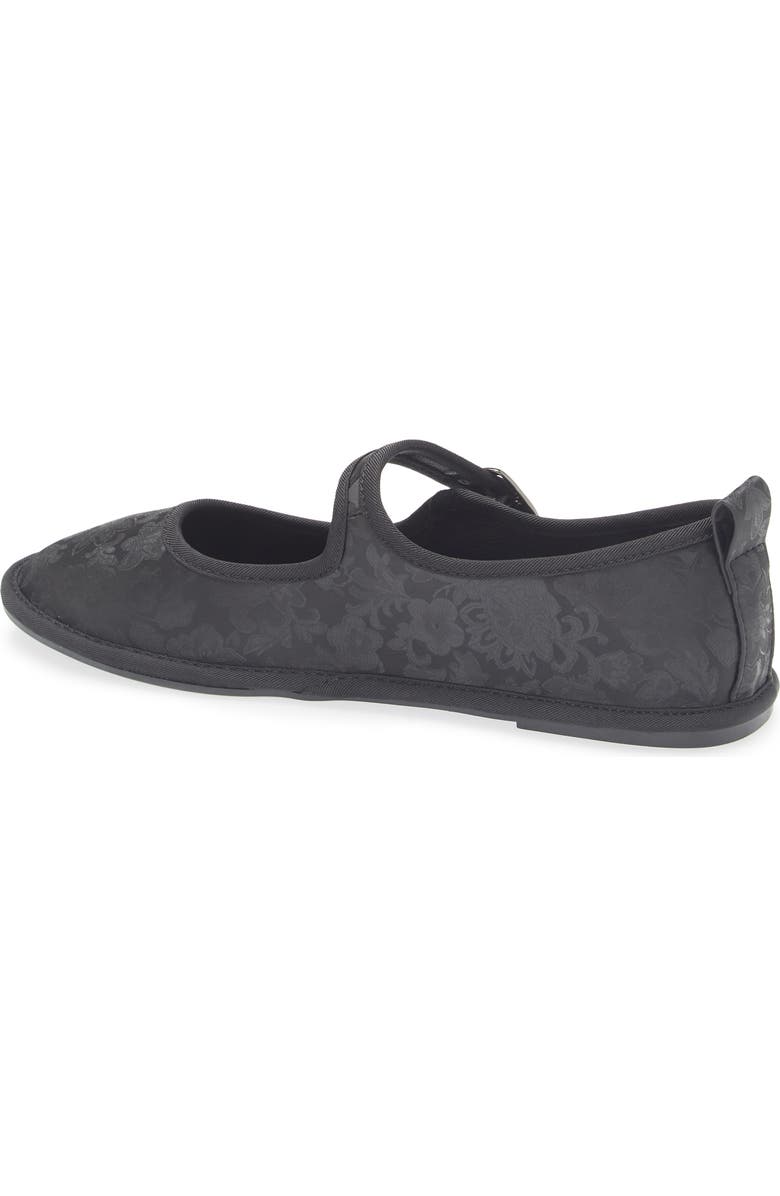 Tahari Jacquard Satin Mary Jane Flat, Alternate, color,