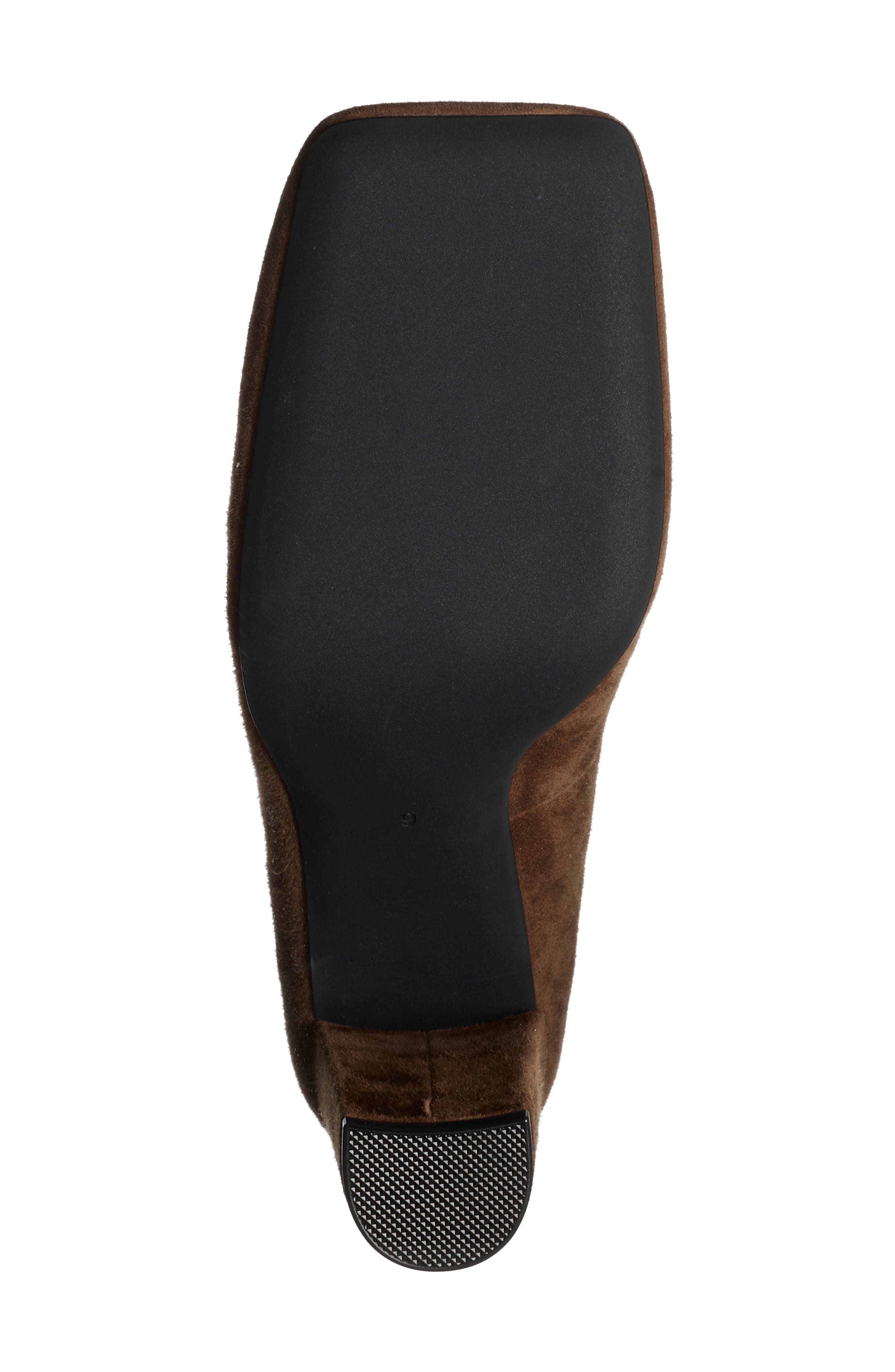 Cloche Pump, Alternate, color, BROWN SUEDE