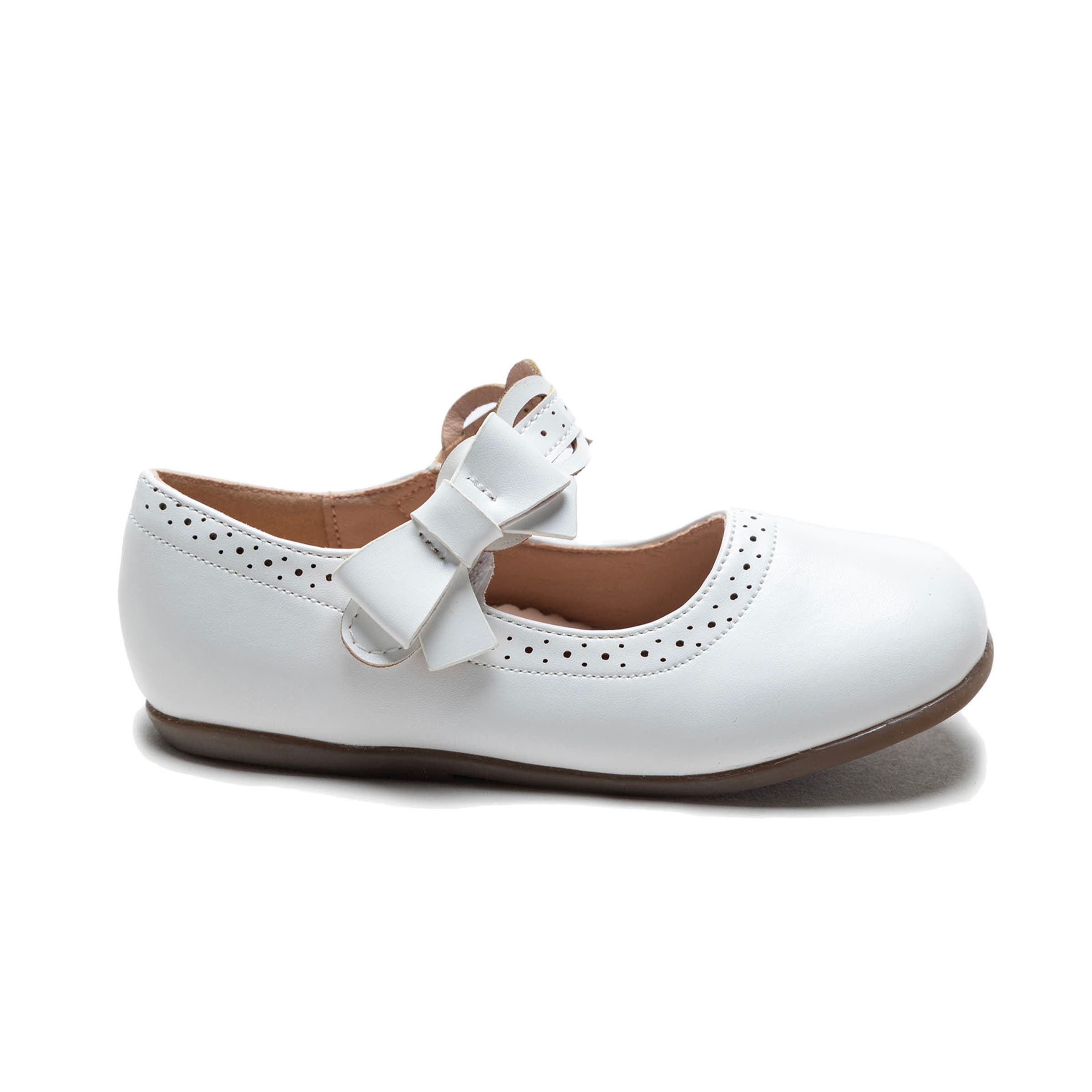 Tulleen Ribbon Banded Flats, Alternate, color, White