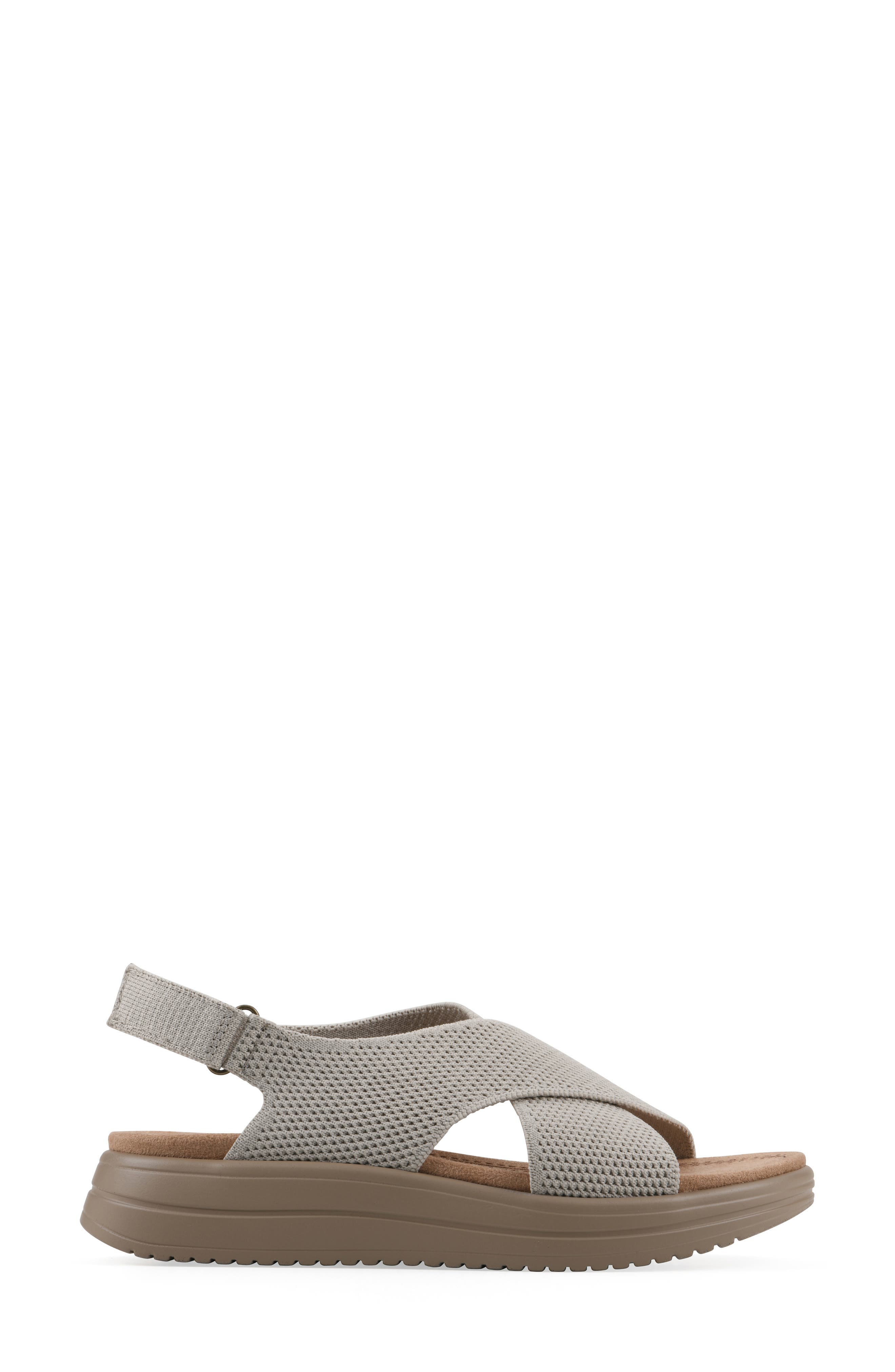 Harleen Flatform Slingback Sandal, Alternate, color, OFF WHITE/ FABRIC