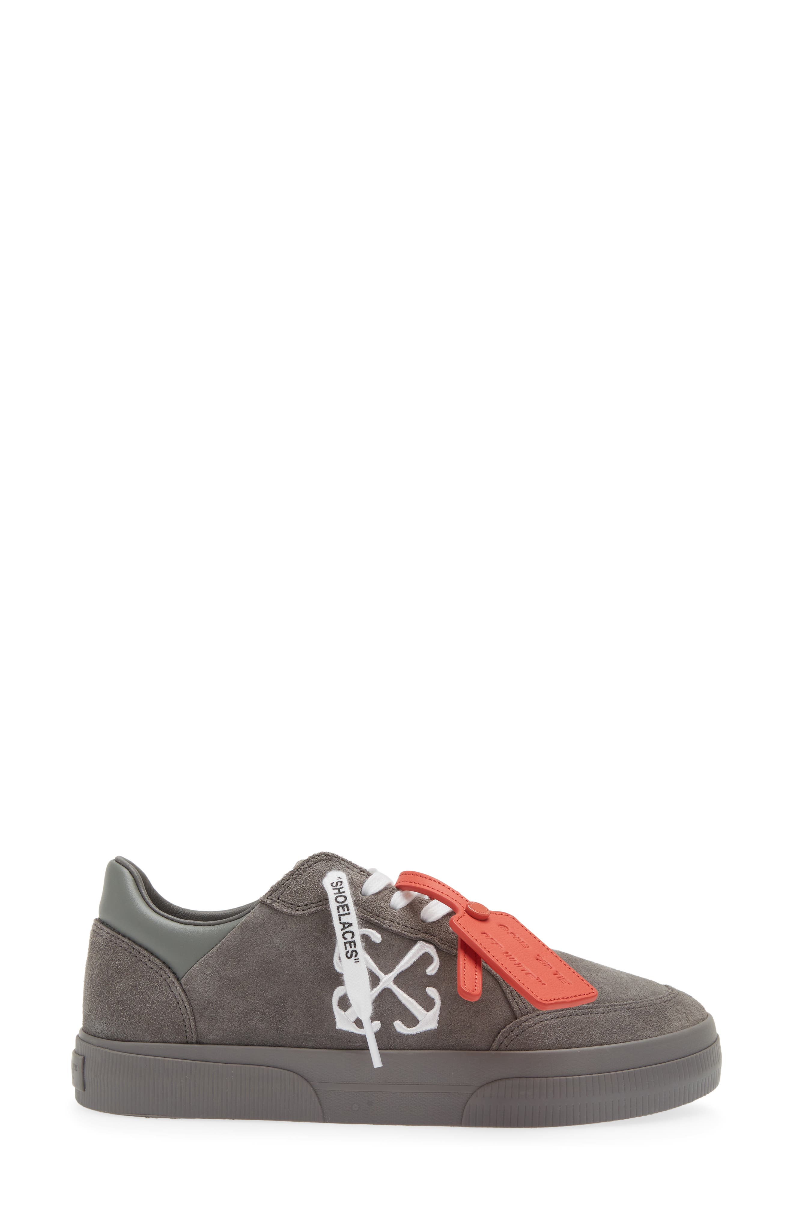 New Vulcanized Low Top Sneaker, Alternate, color, DARK GREY - WHITE