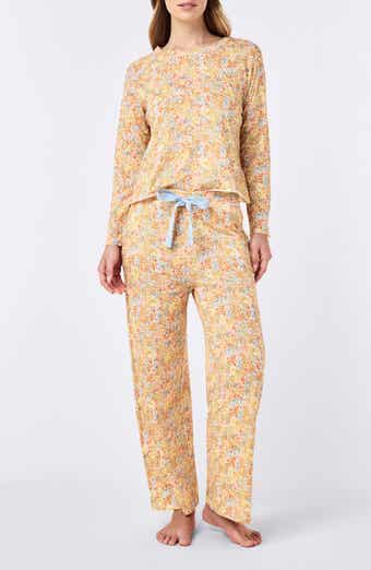 Carly Floral Print Organic Cotton Pajamas