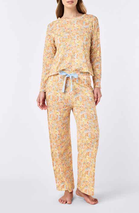 Carly Floral Print Organic Cotton Pajamas