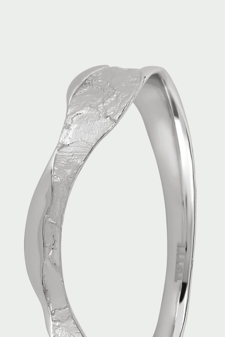 Edge Bangle, Alternate, color, Silver