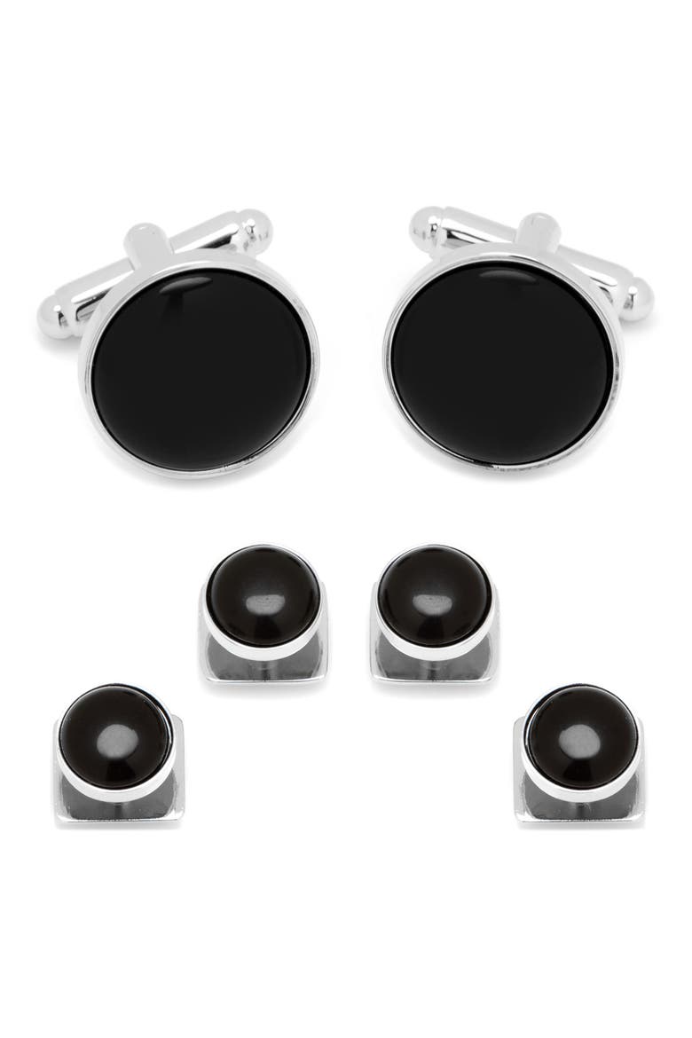 Ox and Bull Trading Co. Stud Set, Main, color, SILVER